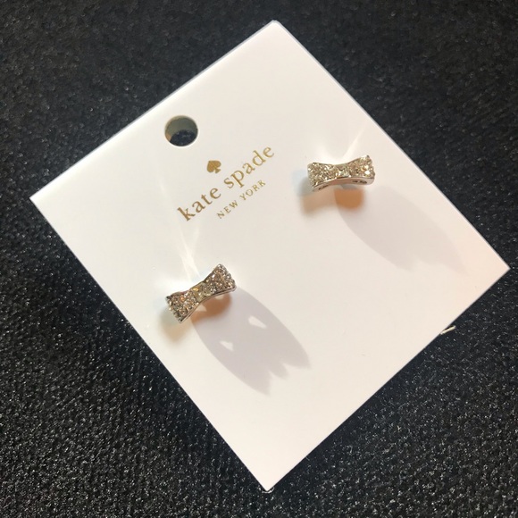 Kate Spade Silver Bow earrings
